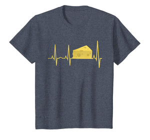 Cheese Heartbeat Shirt - Funny Cheese Lover Gift Tee
