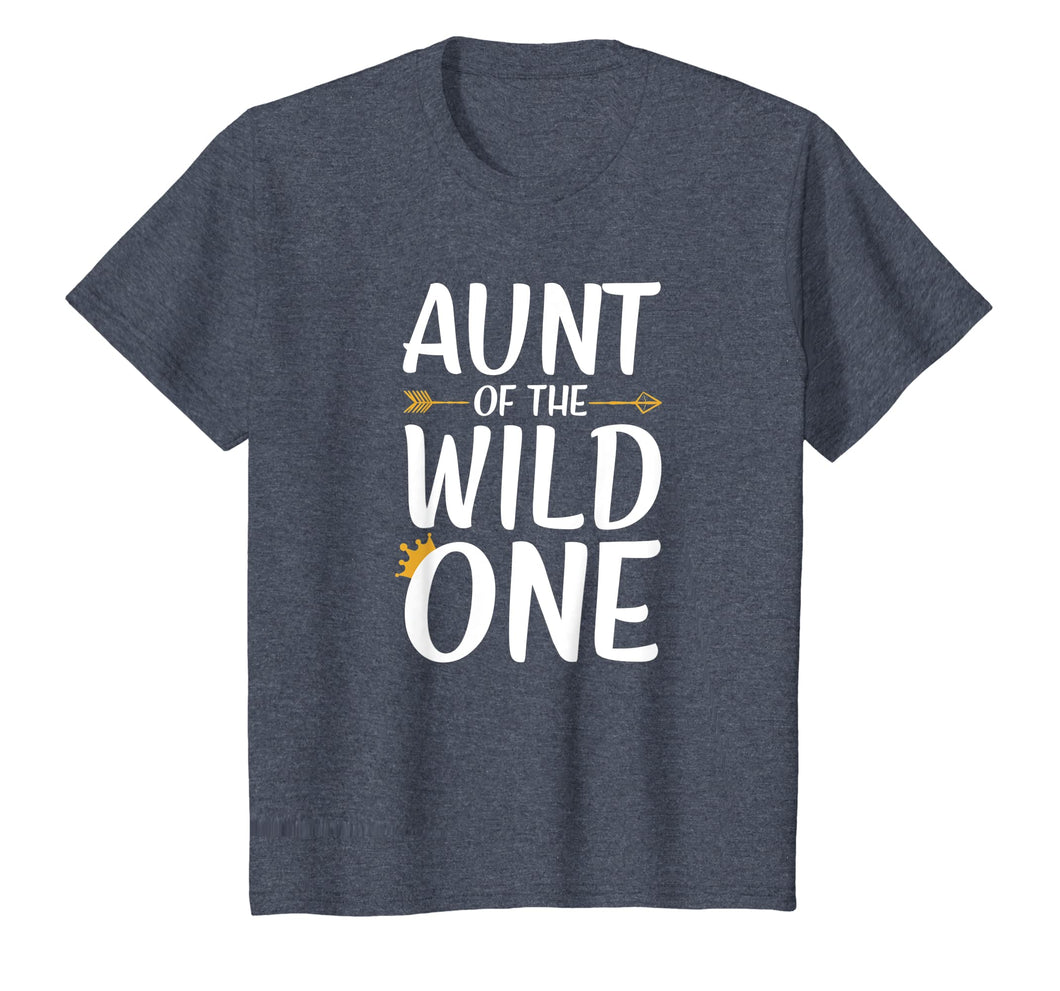 Aunt Of The Wild One Thing Shirt Womens 1st Birthday Gift