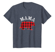 Load image into Gallery viewer, Red Plaid Mama Bear Matching Buffalo Pajama Shirt
