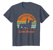 Load image into Gallery viewer, Just A Girl Who Loves Riding English Horses T-shirt Gifts
