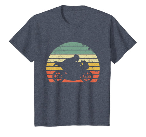 Vintage Biker Motorcycle Shirt Silhouette Retro T-Shirt
