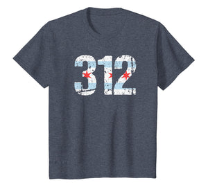 Chicago Shirt Chicago 312 Flag Area Code T Shirt City Pride