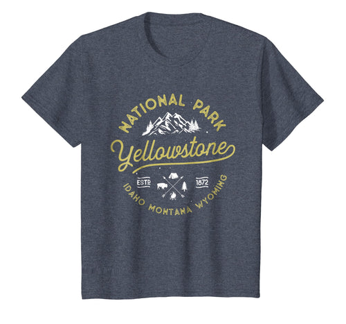 Yellowstone T shirt National Park US Bison Buffalo Vintage