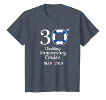 Load image into Gallery viewer, 1989 2019 Wedding Anniversary Cruise 30th Tshirt
