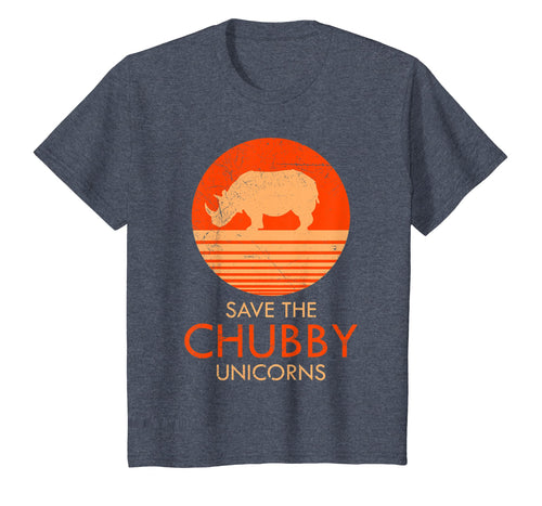 Vintage Retro Save The Chubby Unicorns T Shirt