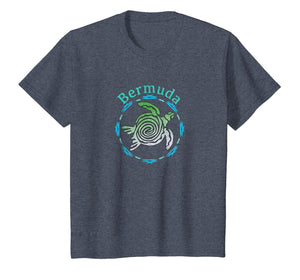 Bermuda T-Shirt Vintage Tribal Turtle Gift TShirt