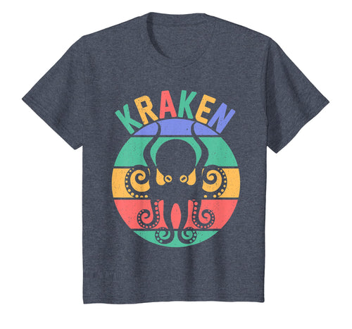 Octopus T Shirt - Retro Kraken & Vintage Sea Monster Octopi