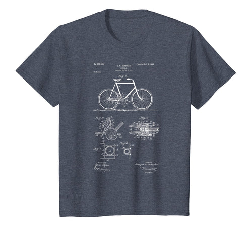 Vintage Patent Print 1900 Bicycle Cycling T-Shirt