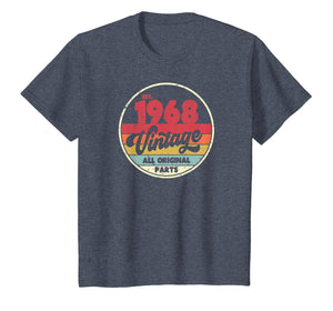 1968 Vintage T Shirt, Birthday Gift Tee. Retro Style Shirt.