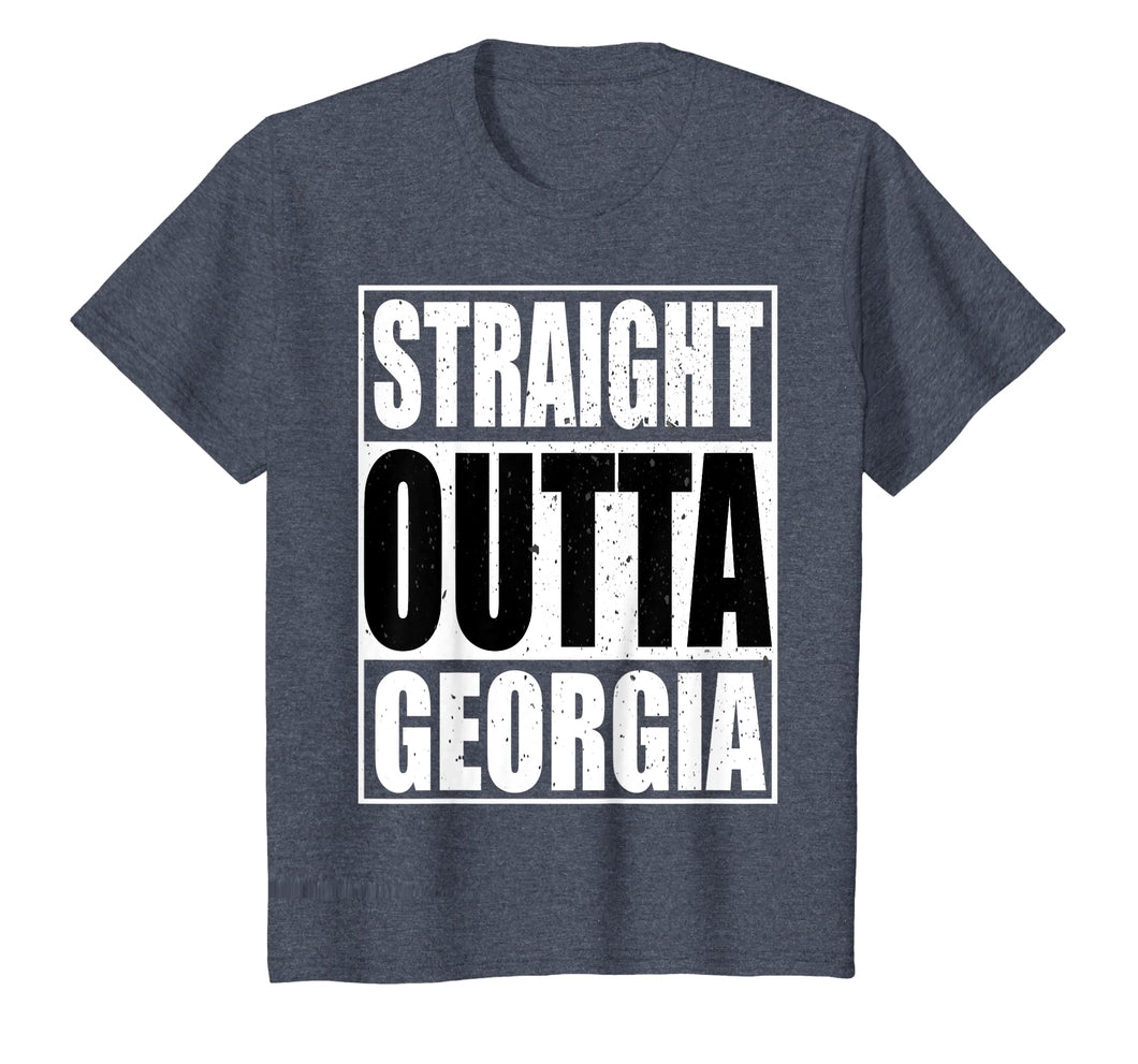 Cool Straight Outta Georgia Novelty T-shirt