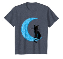 Load image into Gallery viewer, Black Cat Crescent Moon Sailor Mom T-Shirt
