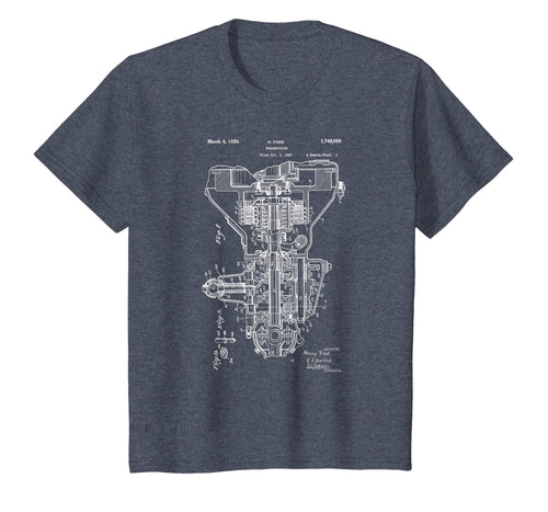 Vintage Patent Print 1930 Engine Transmission T-Shirt