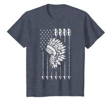 Load image into Gallery viewer, Cool Native American Arrow And Teepee Flag Shirt Funny Gift

