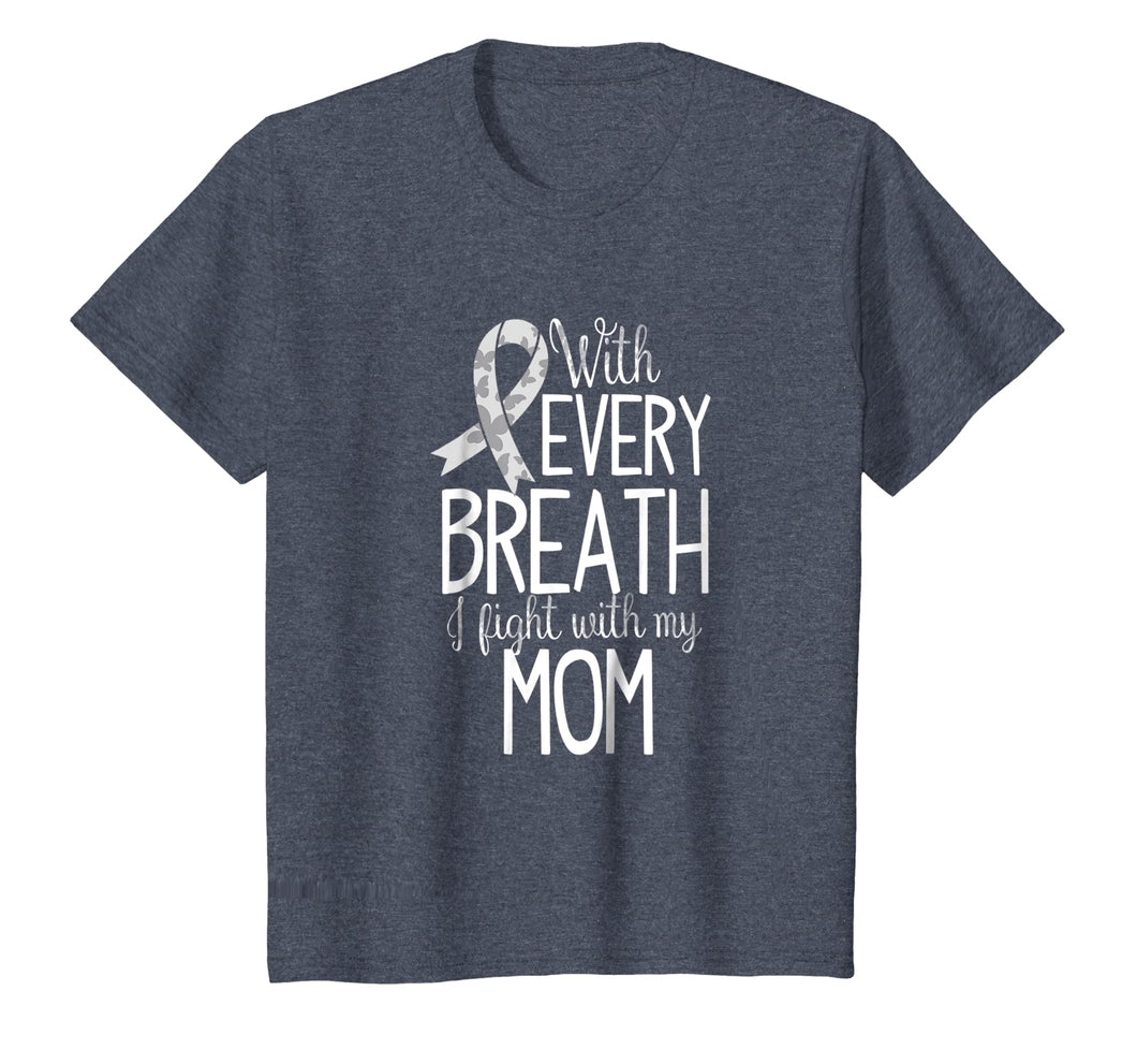 Mom Lung Cancer Awareness T Shirt Women Men Kids