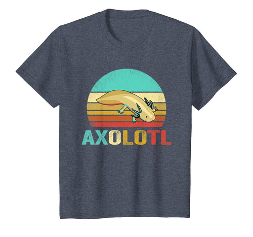 Vintage Axolotl Shirt Sunset