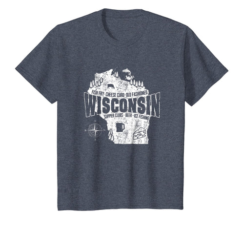 Vintage Wisconsin Shirt -I love Wisconsin tshirt