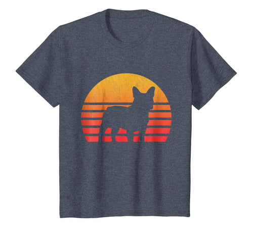 Vintage Retro Sunset French Bulldog T-Shirt