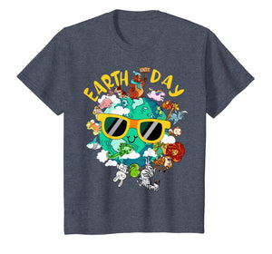Earth day shirt Kids Women Men Nature Animal sunglasses Gift