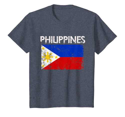Vintage Philippines Filipino Flag Pride Gift T-Shirt