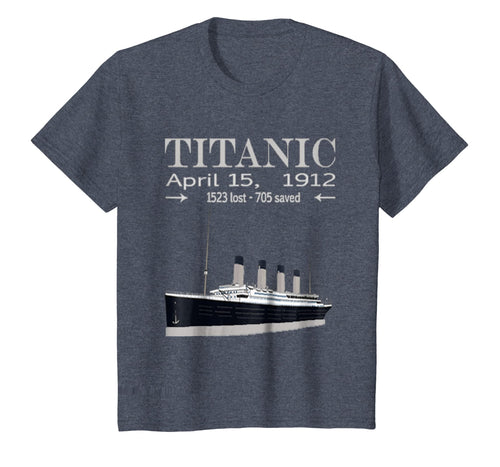 Titanic T-Shirt Vintage Cruise Ship Atlantic Ocean Voyage