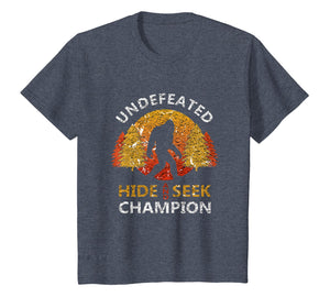 Hide and seek world champion bigfoot t shirts for men funny