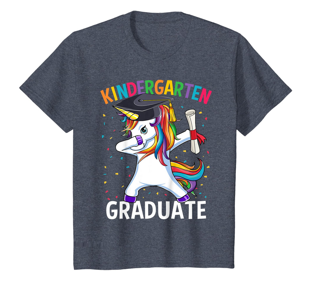 Dabbing Unicorn Kindergarten Graduation 2019 Gift T-Shirt