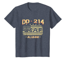 Load image into Gallery viewer, Air Force Alumni DD-214 Vintage American Flag T-Shirt
