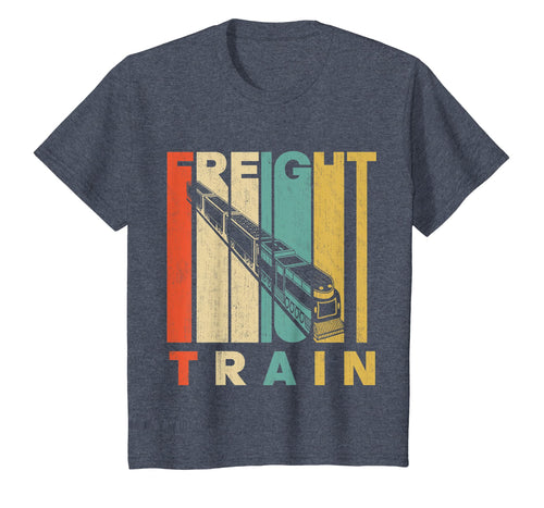 Vintage Retro Freight Train Silhouette T-Shirt