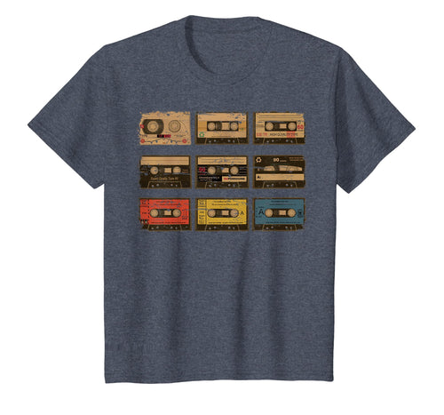 Nine Vintage Cassette Tapes Shirt | Cute Old Cartridges Gift