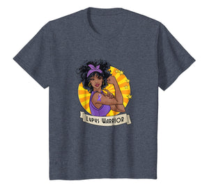 Lupus Warrior T-shirt Purple Awareness Ribbon