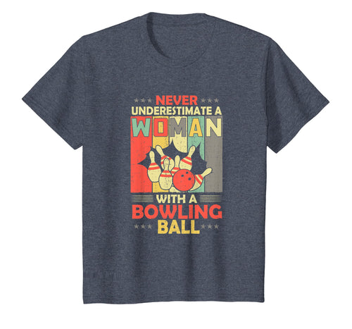 Vintage Woman Bowling Shirt Retro Women Sport Tee