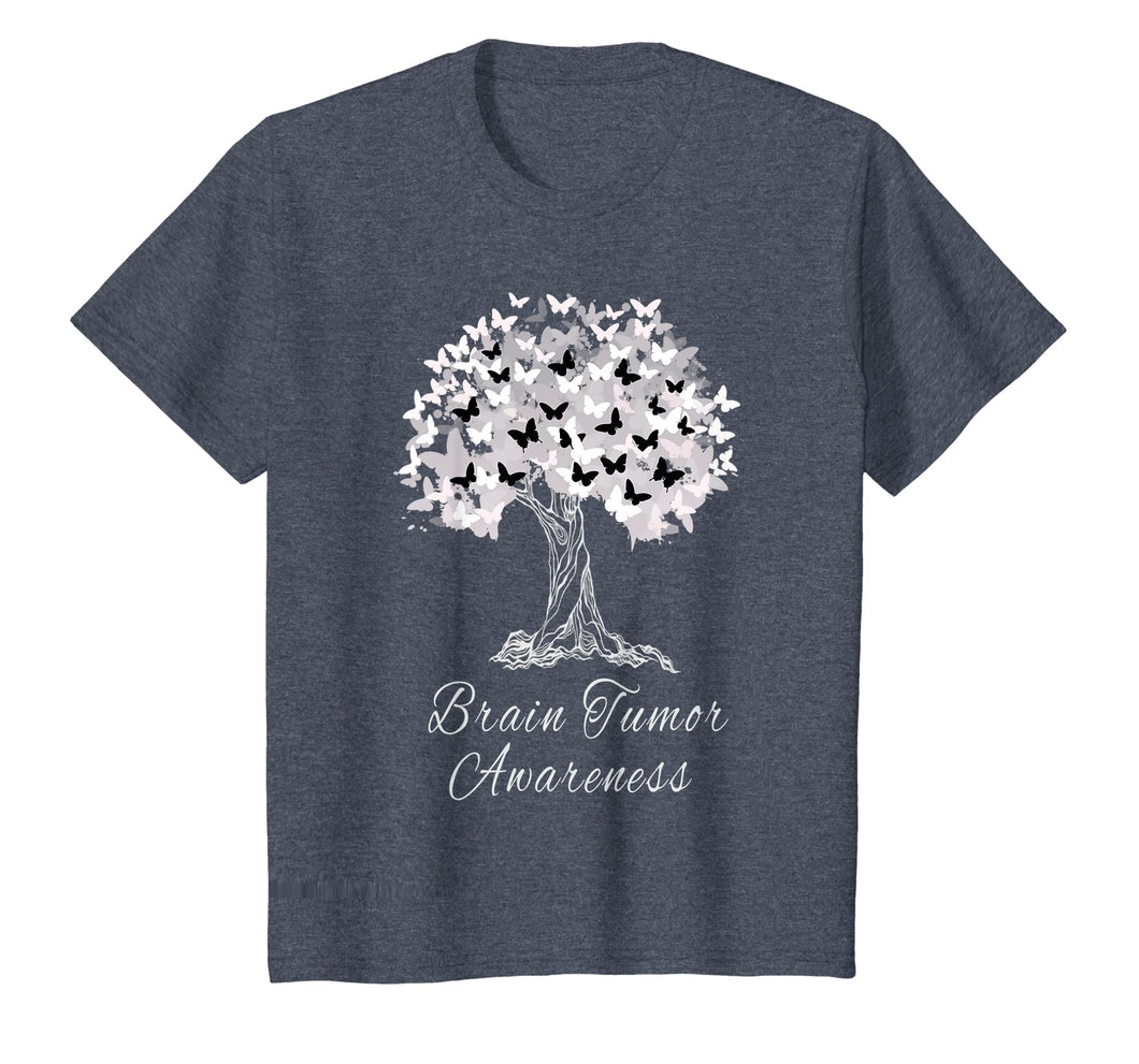 Brain Tumor Awareness T-Shirt Warrior Tree Hope Gift