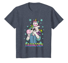 Load image into Gallery viewer, Dadacorn Unicorn Dad And Baby Fathers Day T-Shirt
