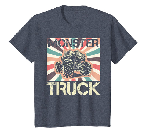 Vintage Monster Truck T-shirt Mens Boys Kids