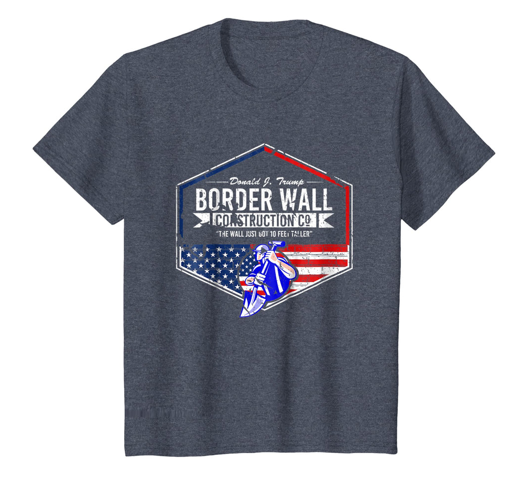 Border Wall Construction Co. Donald J. Trump T-Shirt USA