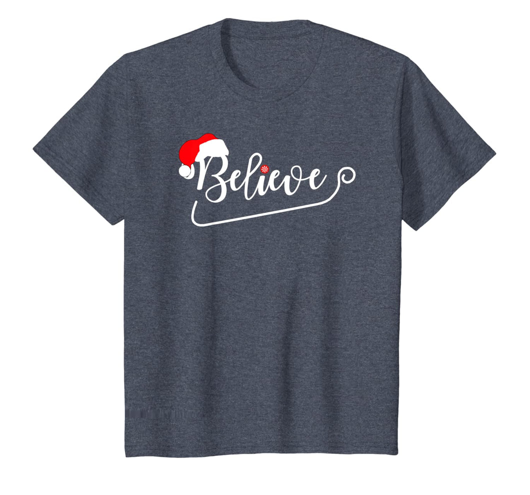 Christmas Santa Believe Xmas Christmas July Holiday Funny T-Shirt