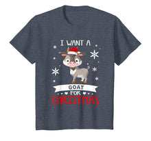 Load image into Gallery viewer, All I Want for Christmas Is A Goat T-Shirt Merry Xmas T-Shirt
