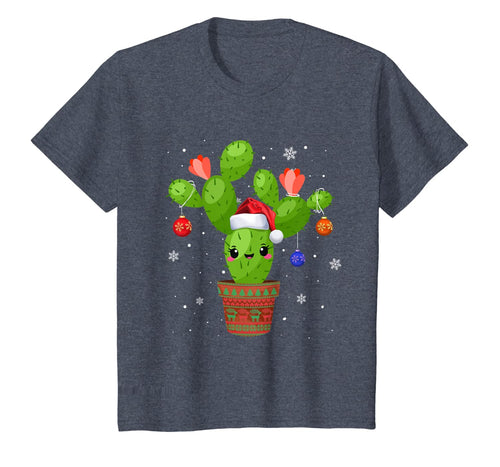 Cactus Christmas Tree Gift Santa Xmas Succulent Plant Lovers T-Shirt