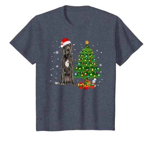 Cute Great Dane Dog Christmas Tree Gift Decor Xmas Tree T-Shirt