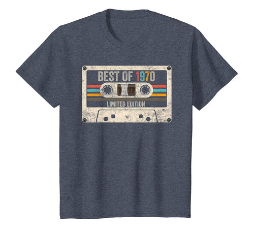 Best Of 1970 Limited Edition Vintage Cassette 50th Birthday T-Shirt-195916