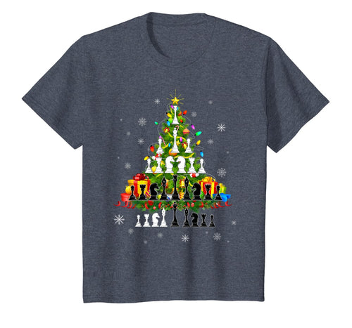 Chess Christmas Tree Lights Funny Chess Xmas Gift T-Shirt
