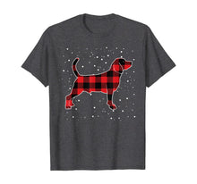 Load image into Gallery viewer, Buffalo Plaid Beagle Christmas Matching Pajama Xmas Gift T-Shirt
