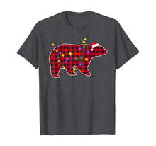 Load image into Gallery viewer, Christmas Decorations Red Plaid Buffalo Bear Xmas Pajamas T-Shirt
