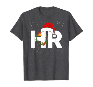 Christmas Human Resources Santa Claus Hat Wreath Xmas Gifts T-Shirt