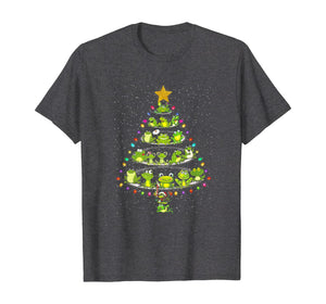 Cute Frog Christmas Tree Gift Decor Xmas Tree T-Shirt