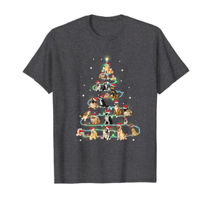 Christmas Tree Funny Dog Lover Xmas Gifts T-Shirt