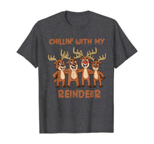 Load image into Gallery viewer, Chillin With My Reindeer Christmas Boys Girls Kids Xmas T-Shirt
