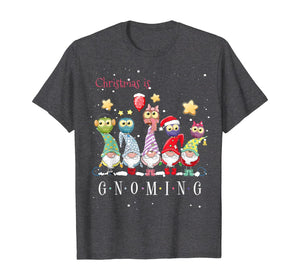 Christmas is Gnoming God Jul Gnome Tomte Xmas Santa Holiday T-Shirt