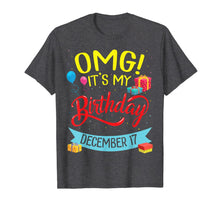 Load image into Gallery viewer, Balloon Snow &amp; Xmas Present OMG It&#39;s My Birthday December 17 T-Shirt
