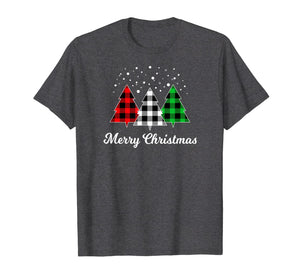Christmas Santa Tree Xmas Christmas July Holiday Plaid Funny T-Shirt
